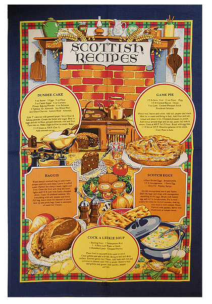 Scottish Recipes, Tea Towel