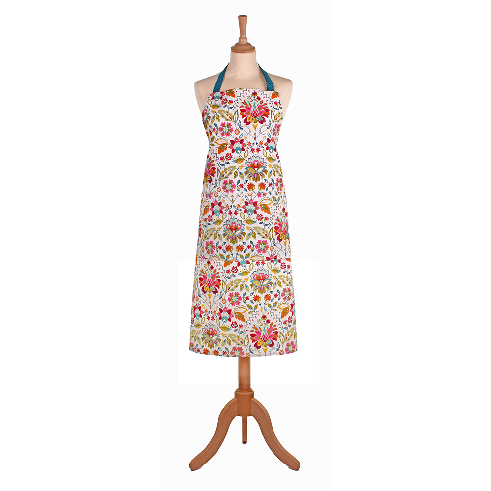 Bountiful Floral Cotton Apron