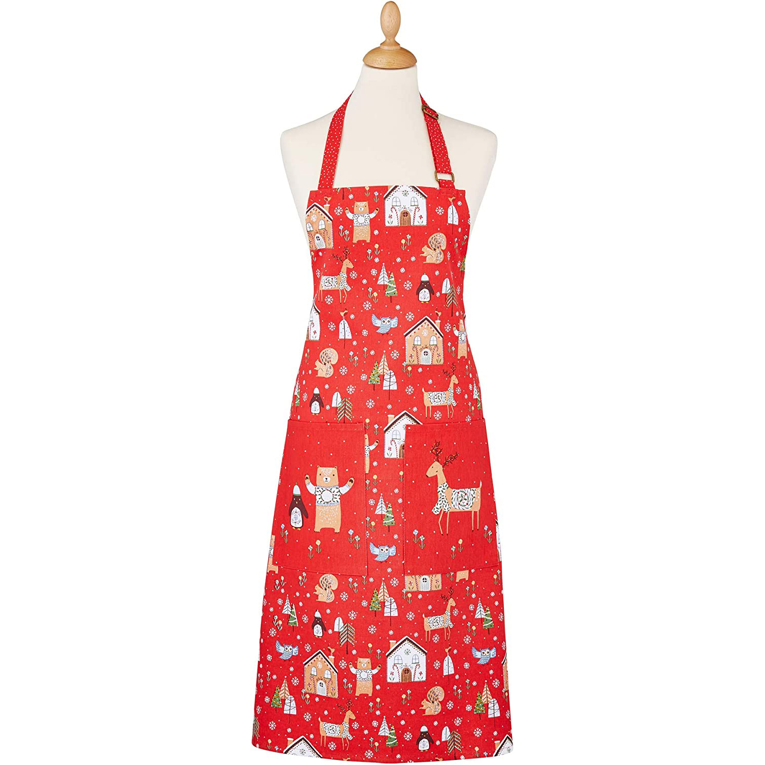 Cotton Apron Festive Friends