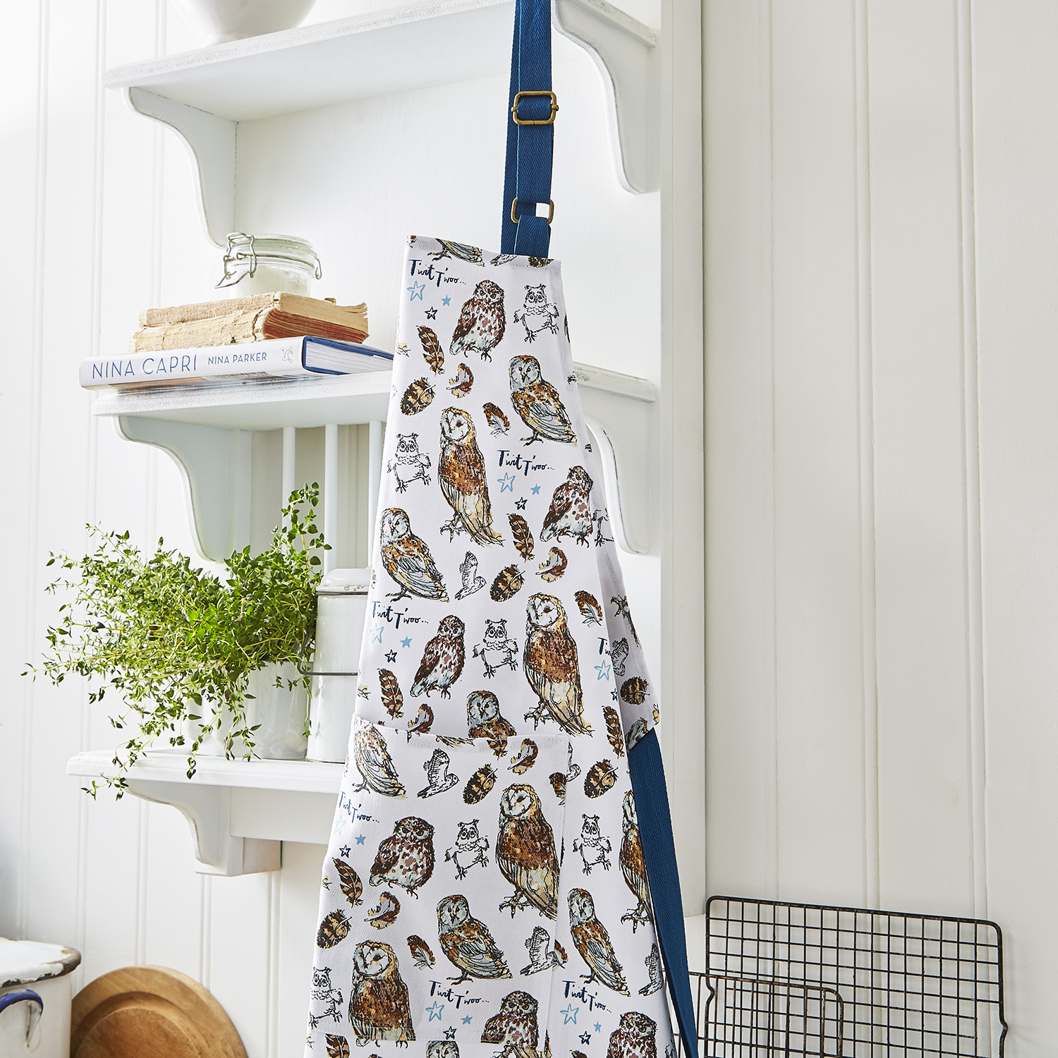 Owls - Kichen Apron in 100% Cotton, photo-1