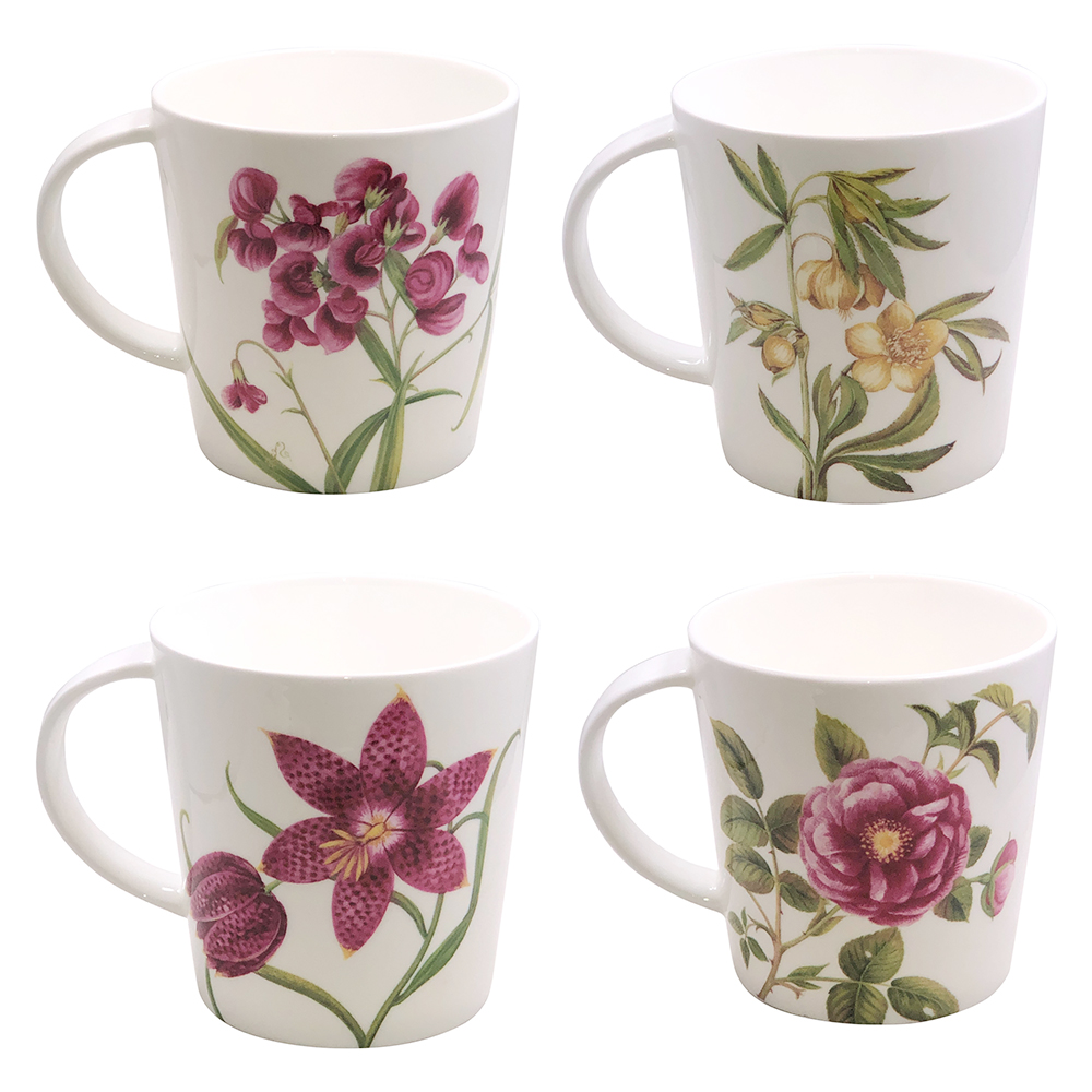 Assorted Floral Mugs, Set of 4, 16-Ounce, photo-1