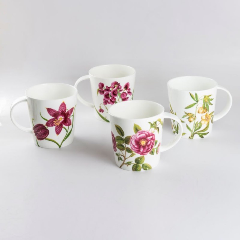 Assorted Floral Mugs, Set of 4, 16-Ounce, photo-2
