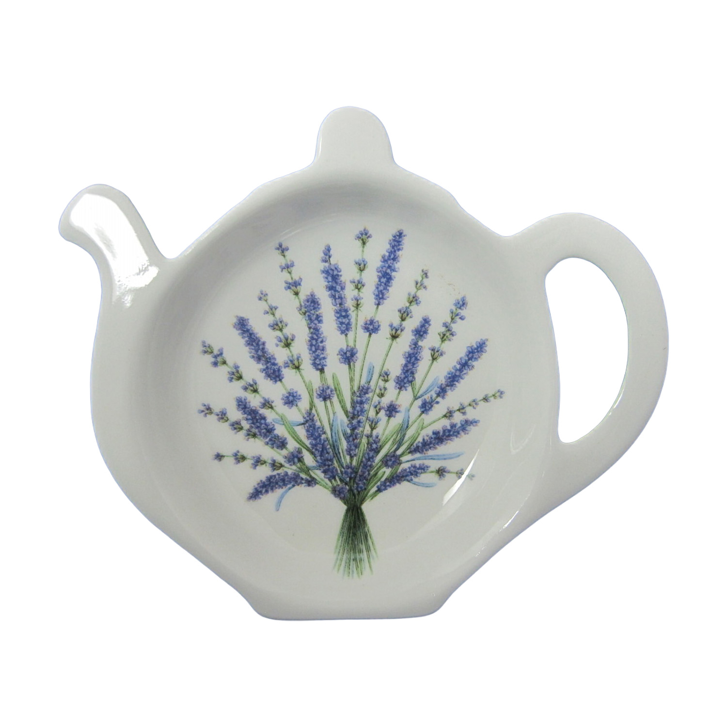 Bone China Tea Bag Tidy – Lavender Design
