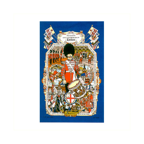 Pageants & Ceremonies of London, Tea Towel