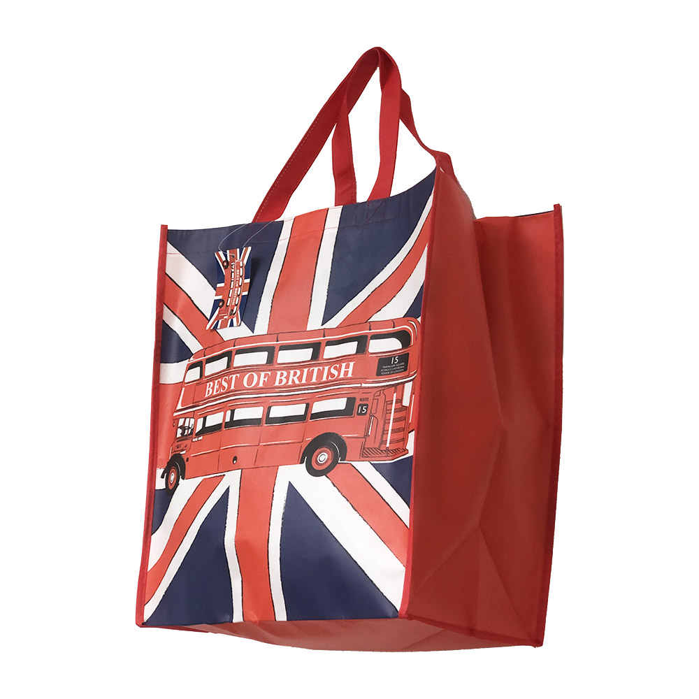 Union Jack Best of British Bus Reusable Grocery Tote Bag, photo-1