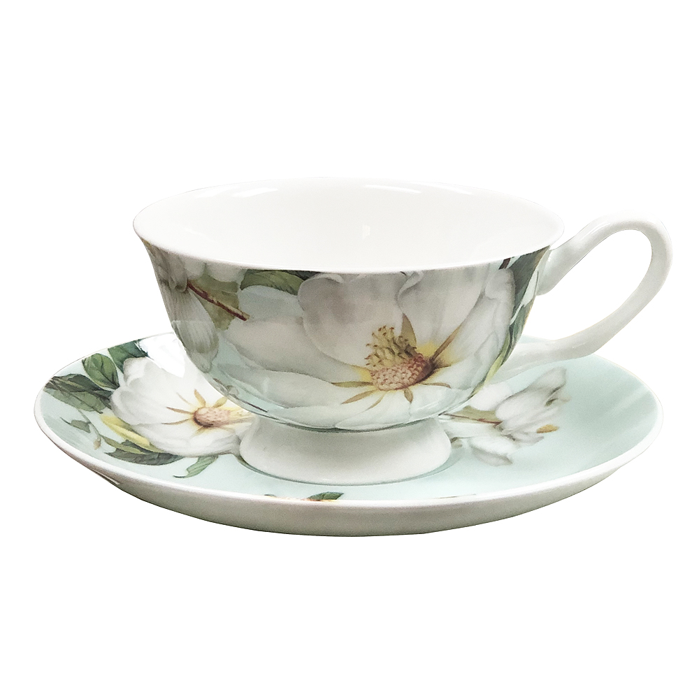 Magnolia Cup and Saucer Set