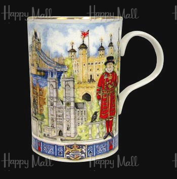 Thames Riverside, Bone China Mug