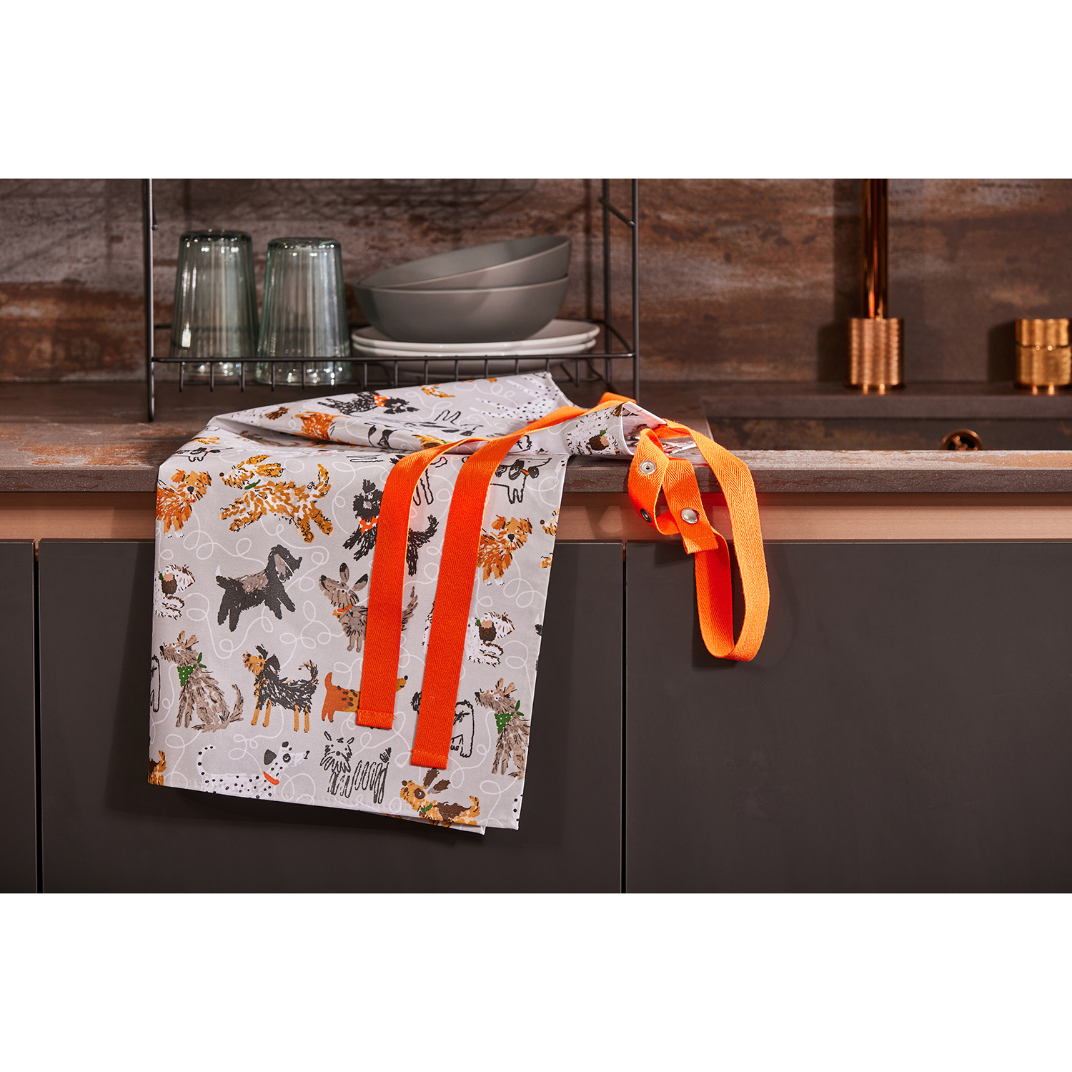 Oilcloth Apron - Dog Days, photo-1