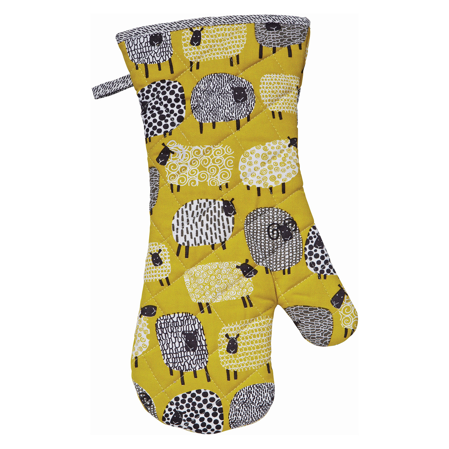 Dotty Sheep Yellow Gauntlet