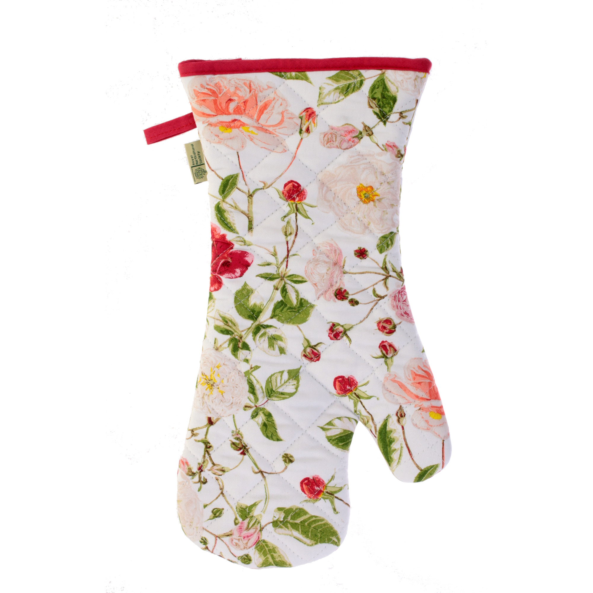 Oven Mitt - Traditional Rose