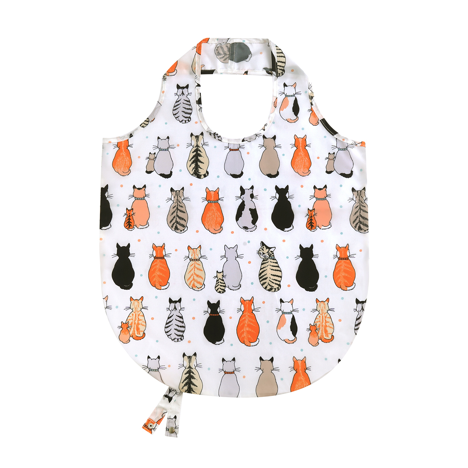 Cats in Waiting, Foldable Tote Bag