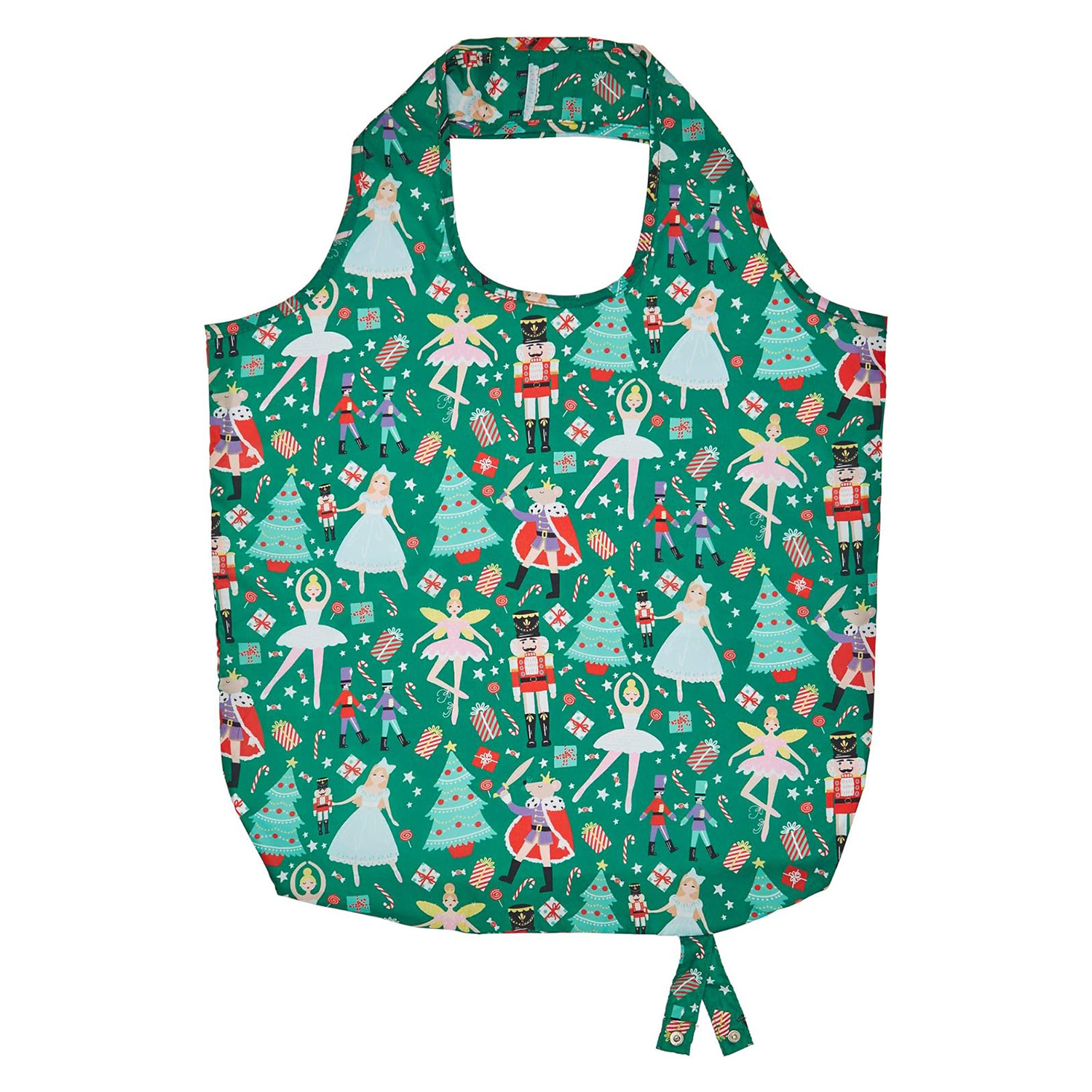Nutcracker-Themed Foldable Tote Bag