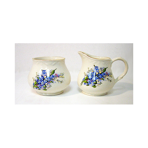 Forget-Me-Not Cream & Sugar Set