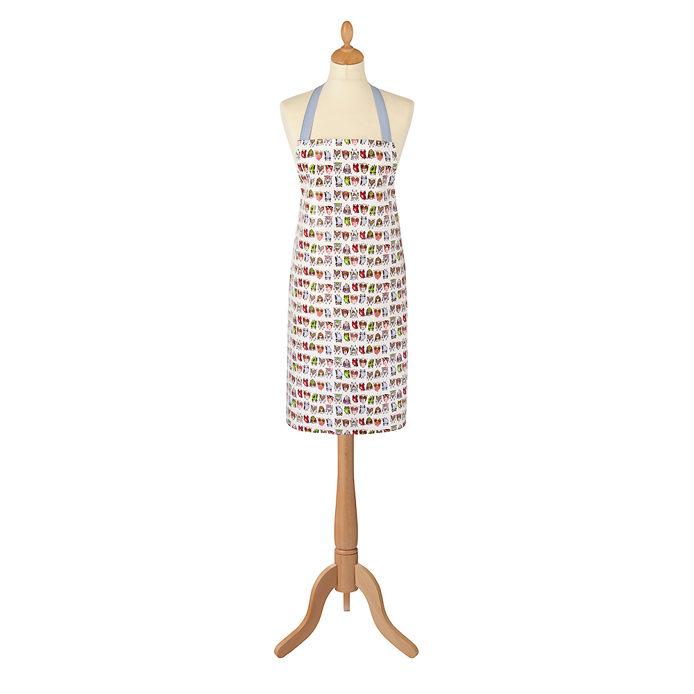 Twittering Owls PVC Kitchen Apron