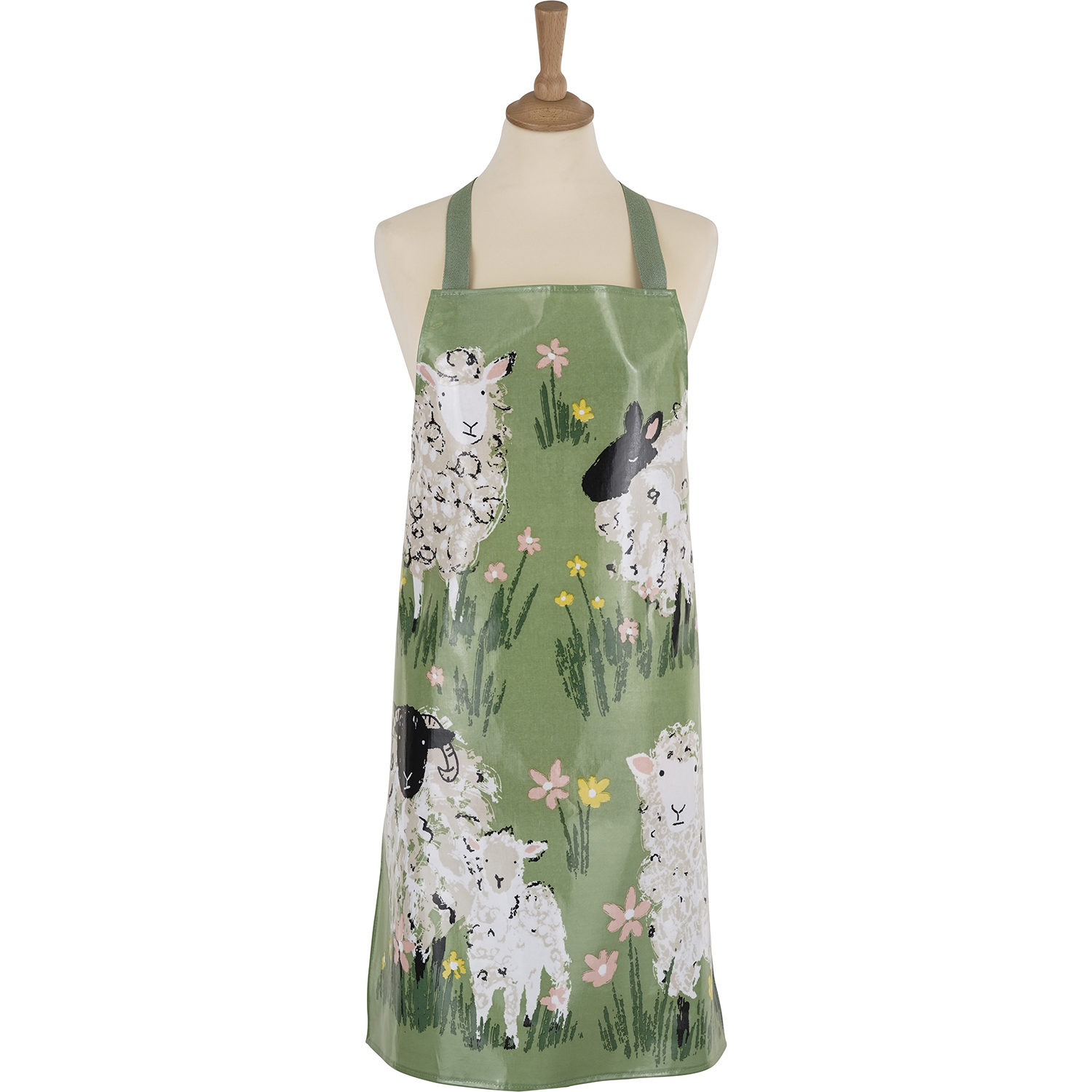 PVC Kitchen Apron - Woolly Sheep Design