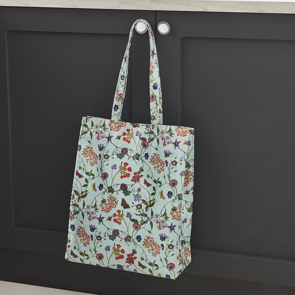 PVC Shoulder Tote Bag - RHS Spring Floral 12.4x15.4, photo-1