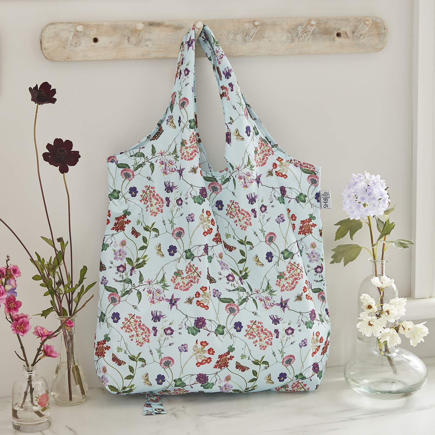 Roll-up Bag RHS Spring Floral, photo-1