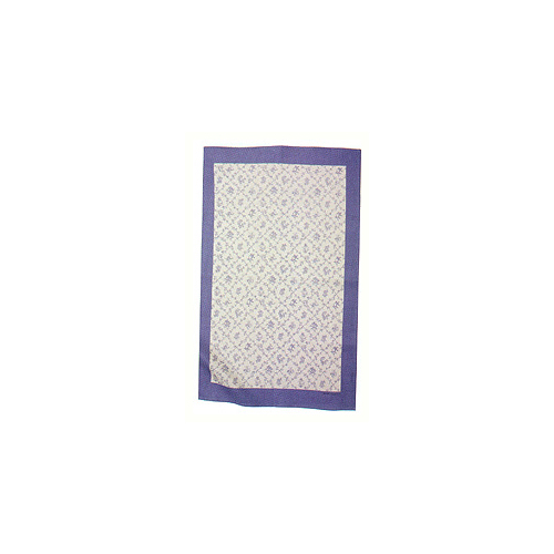 Blue Iris w/ Squares, Tea Towel