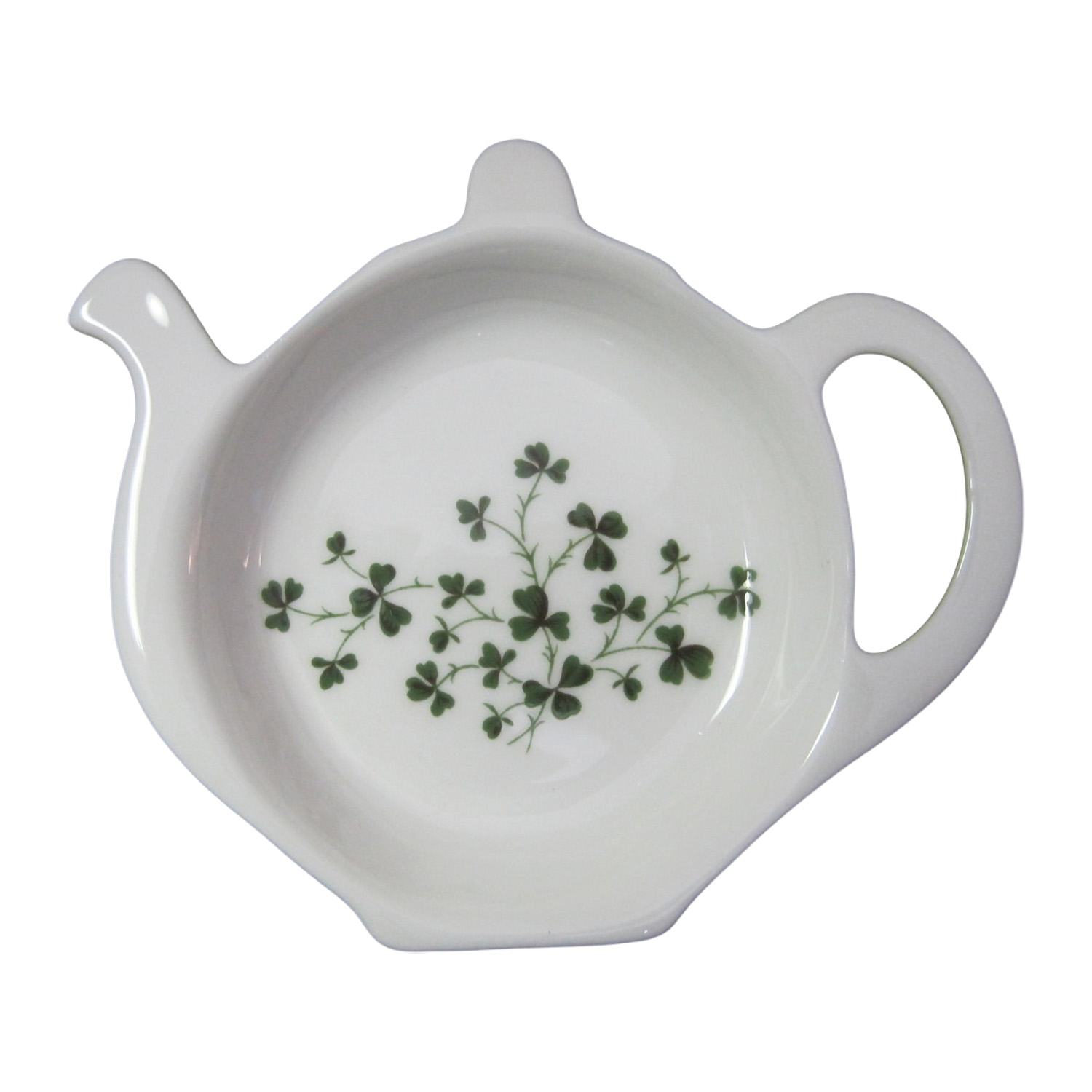 Bone China Tea Bag Tidy – Shamrock Design