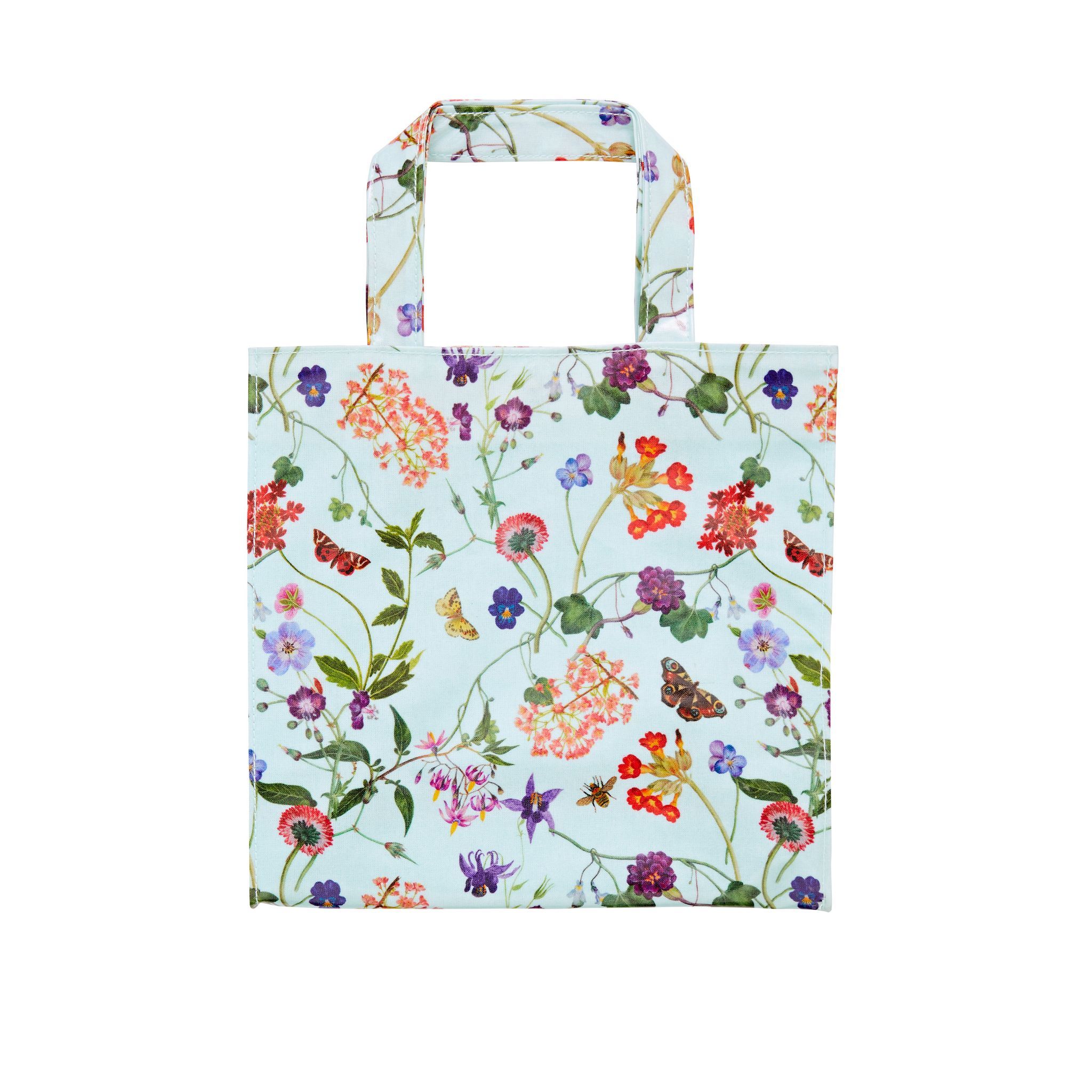 PVC Small Gusset Tote Bag - RHS Spring Floral