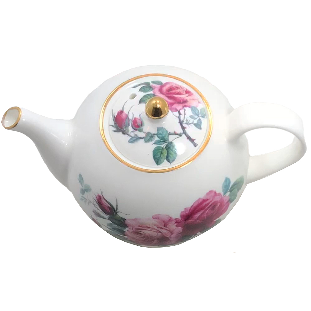 English Rose Fine Bone China Teapot - 2 Cup