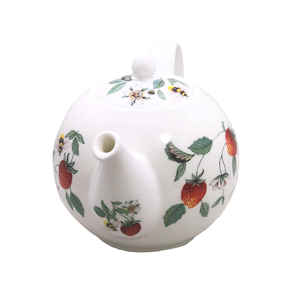 Alpine Strawberry Fine Bone China Teapot - 2 Cup, photo-1
