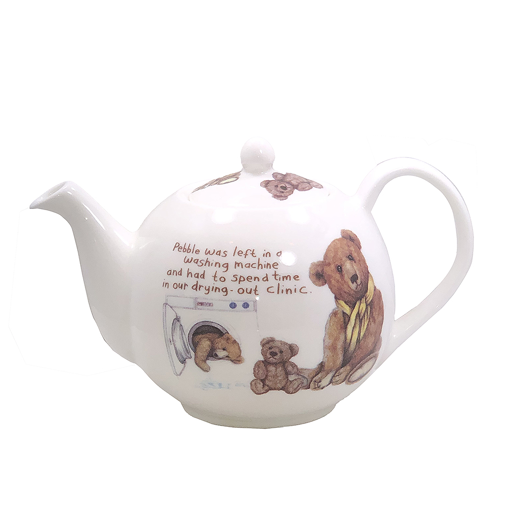Teddy Bear Fine Bone China Teapot - 2 Cup