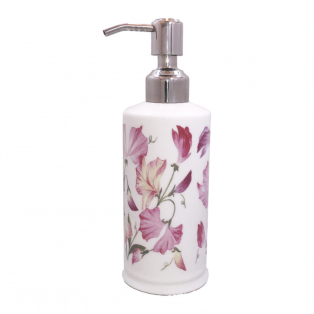 Sweet Pea Design Soap Dispenser