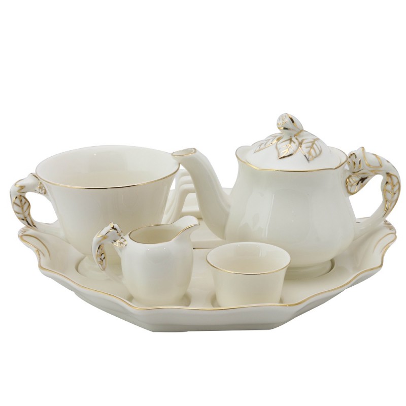 Tea Party Teaset for One, 6 Pieces Tea Set