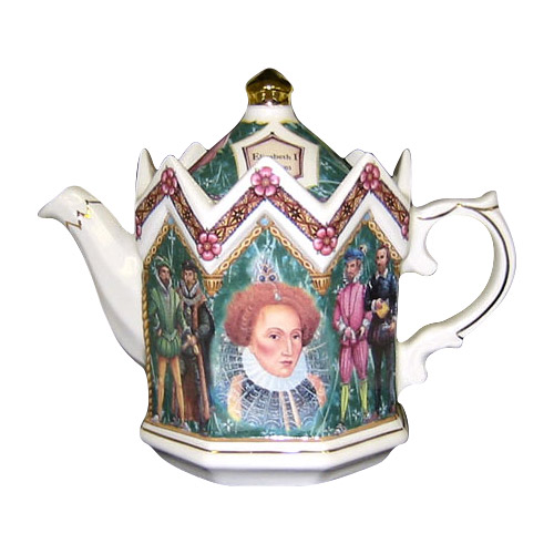 Sadler Teapot, Queen Elizabeth, 2-Cup