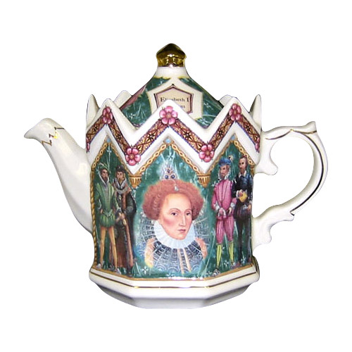 Sadler Teapot, Queen Elizabeth, 2-Cup