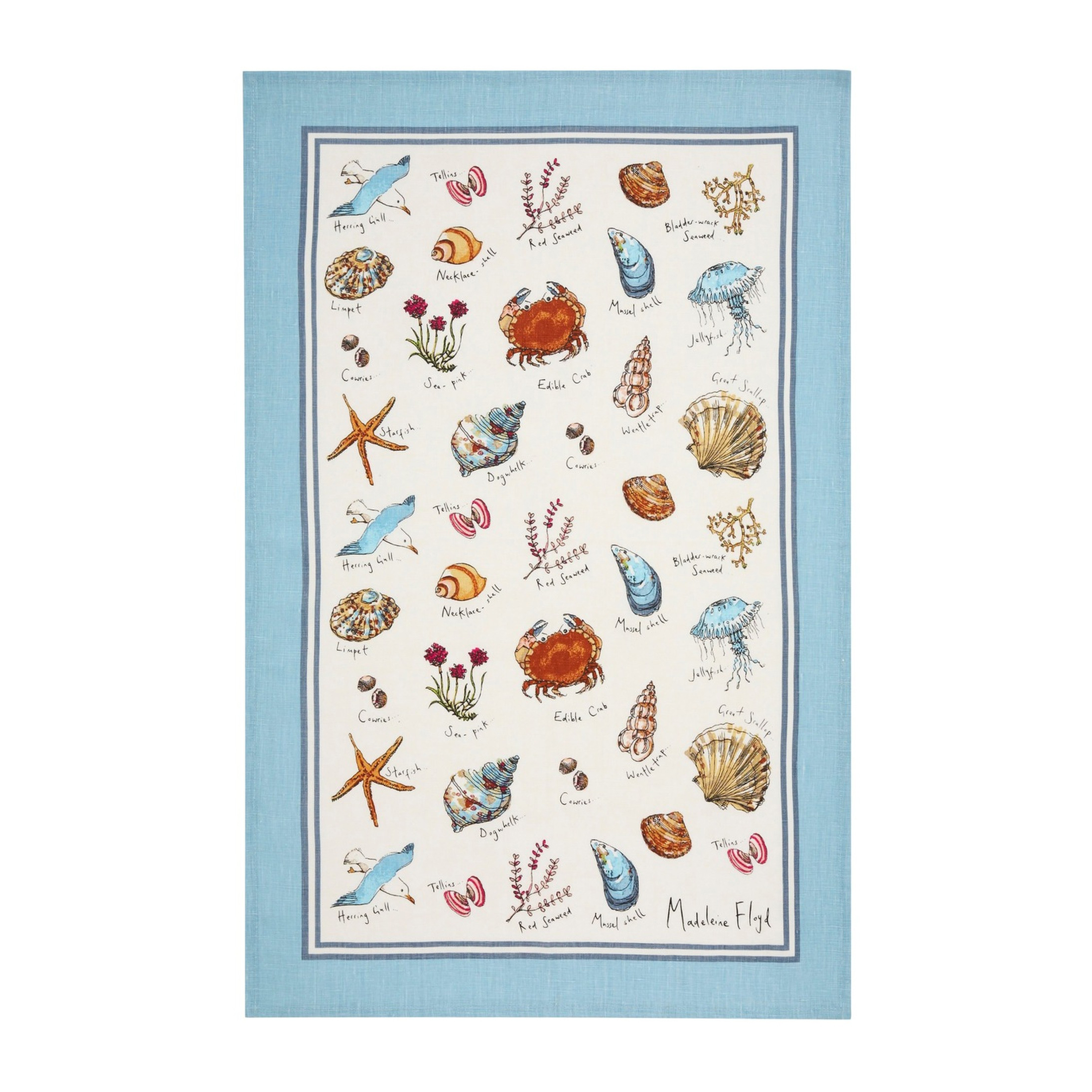 Cotton Tea Towel Seashore