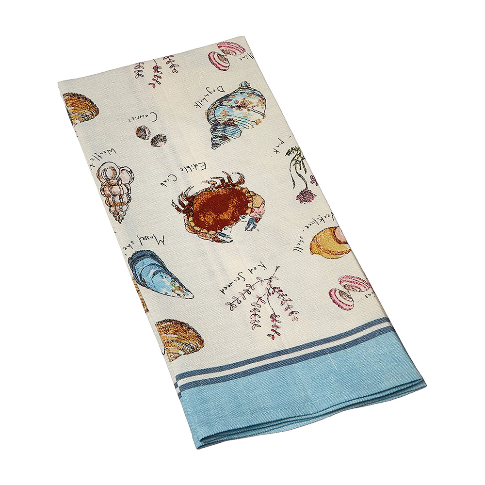 Cotton Tea Towel Seashore, photo-1