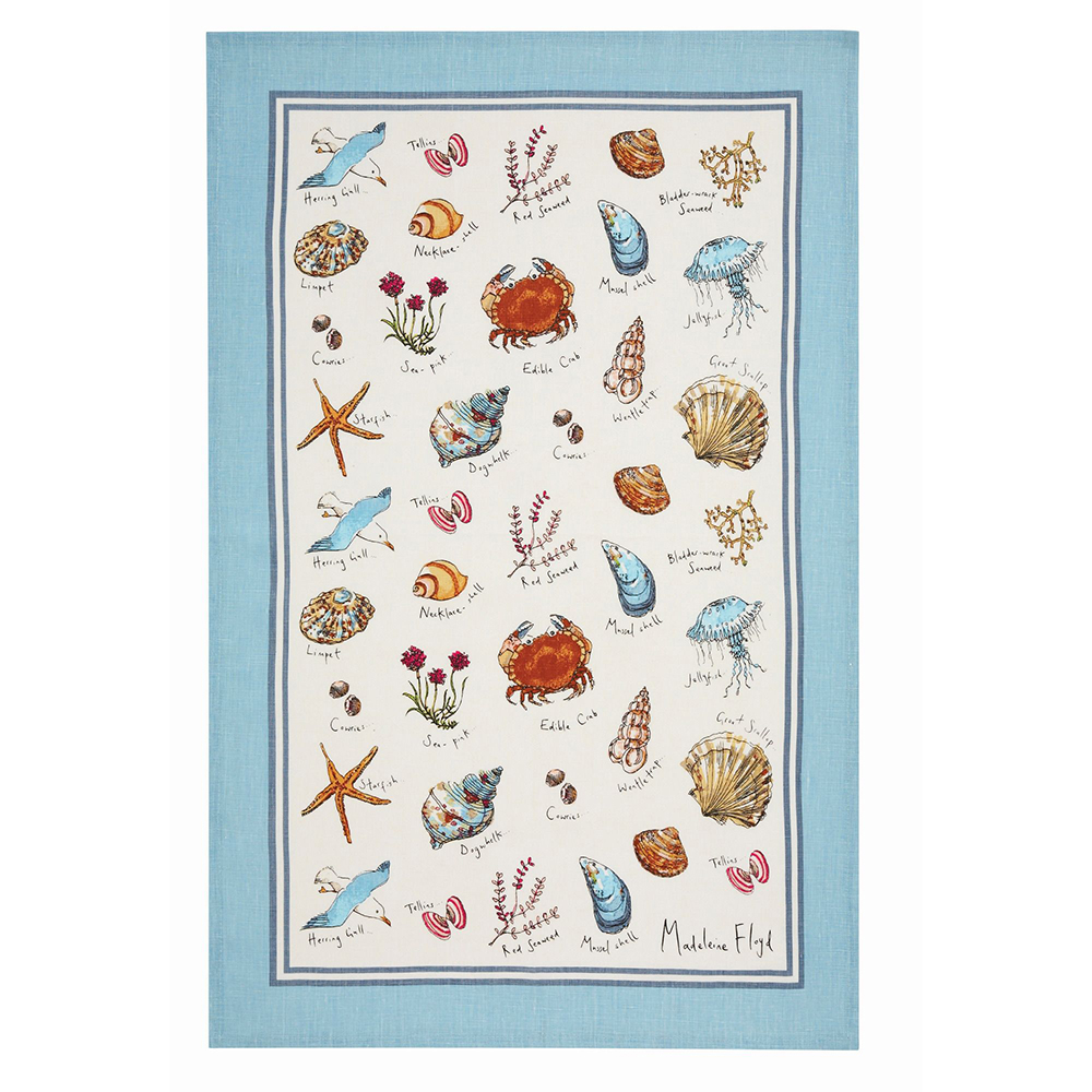 Linen Tea Towel Seashore