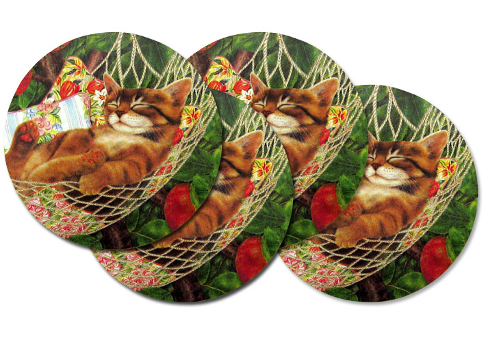 Coaster Set of 4 - Maxx Cats Cradle