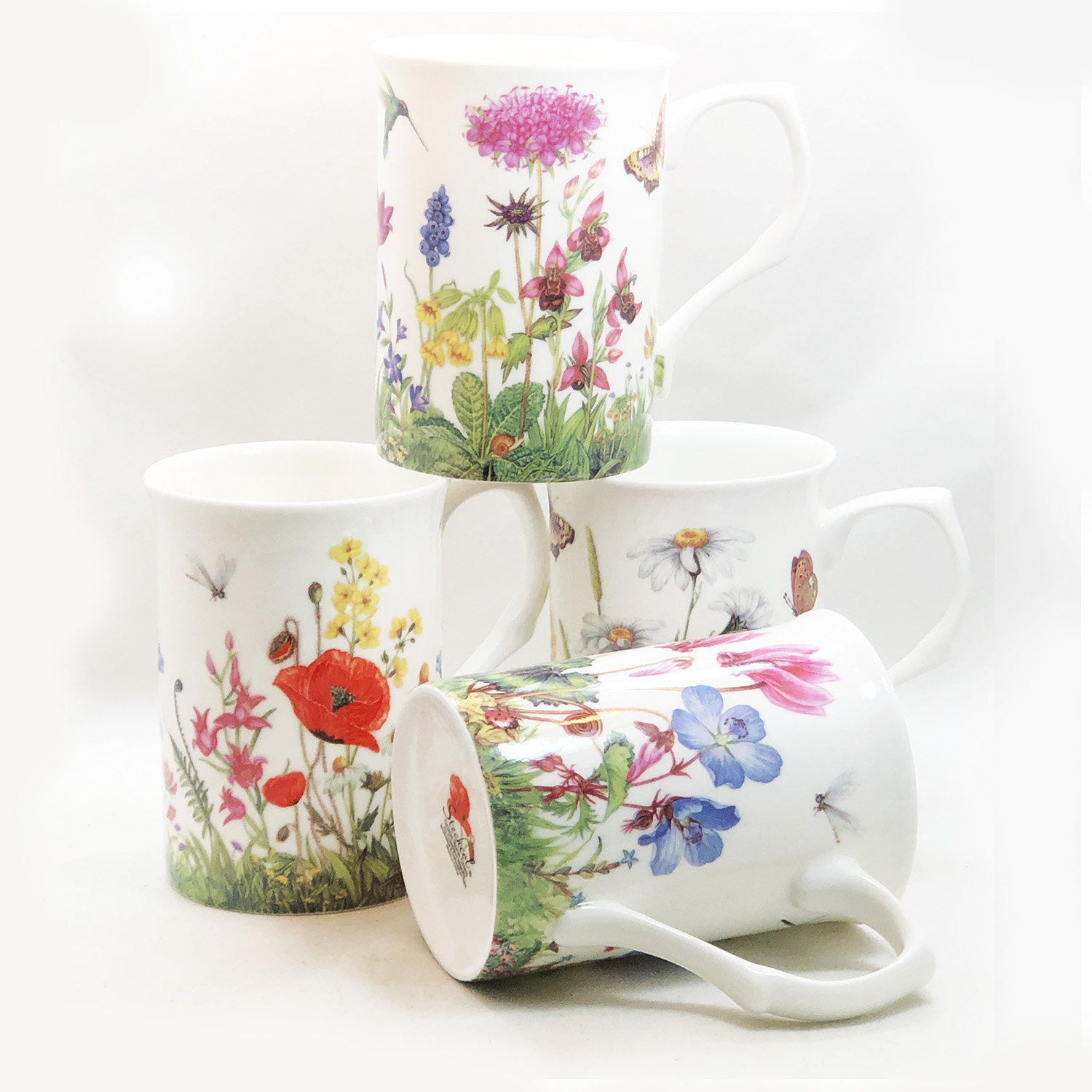 Meadow Flowers - Set of 4 Mugs, photo-1