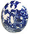 Blue Willow Ware - 1.25D Door Knob