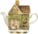 Sadler Teapot, Wysteria (Country Cottages), 2-Cup