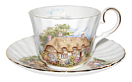 Tea Cup and Saucer, English Cottage