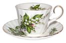 Tea Cup and Saucer, Lily of the Valley