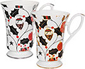 Merriment Christmas Chintz Mug - Set of Two