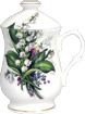 Lily of the Valley Lidded Tea Mug