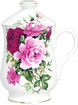 Summertime Rose Lidded Tea Mug