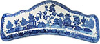 Blue Willow Ware - Five-Hook Key Hanger