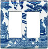 Blue Willow Ware Electric Cover Plate