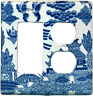 Blue Willow Ware Electric Cover Plate