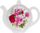 Bone China Tea Bag Tidy, Summertime Rose