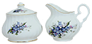 Forget-Me-Not Cream & Sugar Set