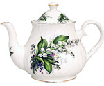 Lily of the Valley 6-Cup Teapot