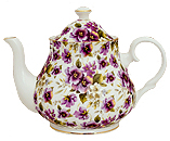 Pansy Chintz 6-Cup Teapot